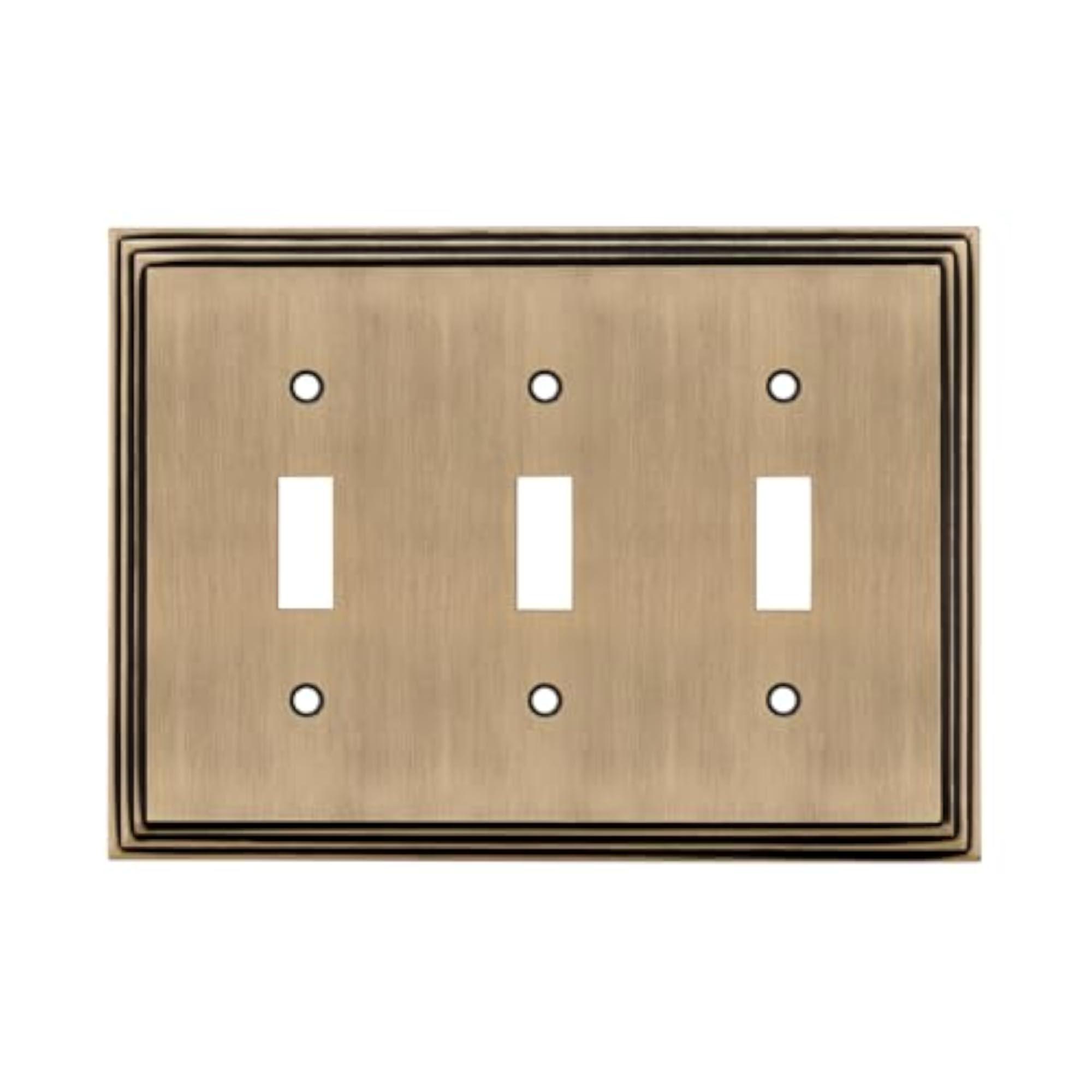 Warehouse Deco Switch Plate with Triple Toggle
