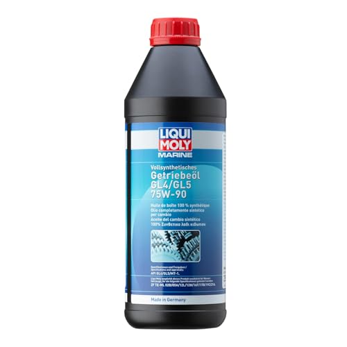 LIQUI MOLY Marine Vollsynthetisches Getriebeöl GL4/GL5 75W-90 | 1 L | Boot Getriebeöl | Art.-Nr.: 25070