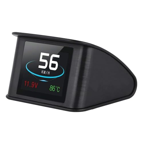 KSTE P10 Coche HUD Head Up Display, Pantalla HUD para Automóvil OBD2 Advertencia Velocidad RPM Consumo de Combustible de Proyector Velocímetro Termómetro de Agua