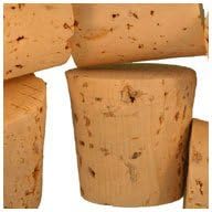 WidgetCo Size 14 Cork Stoppers, Standard Grade, Regular Length, Tapered Corks (Qty 25)