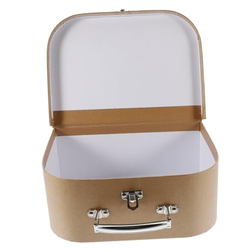 OHPHCALL Portable Paper Suitcase Gift Box for Jewelry and Small Items
