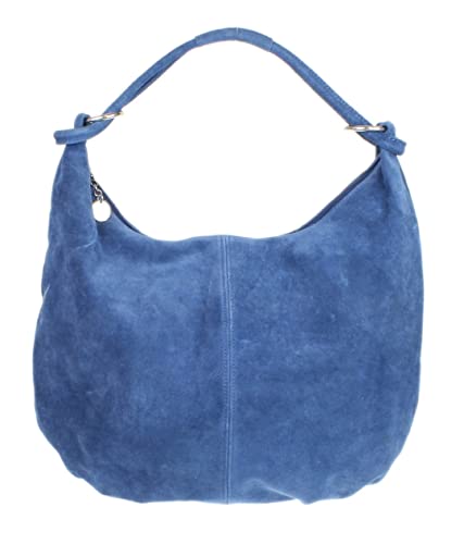 Image of Girly HandBags Womens Hobo Italian Suede Genuine Leather Shoulder Bag