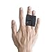 Produktbild VerteLife Fingerschiene, Fingerschutz mit Verstellbarem Gurt, Finger Sleeve Fingerstützschutz Fingerärmel Unterstutzung für Schmerzlinderung, Sportverletzungen - Schwarz/M