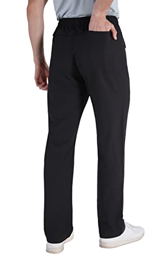 clothin Mens Workout Athletic Pants Elastic-Waist Drawstring Pants for Sport Exercise Travel,Quick-Dry,Stretchy2