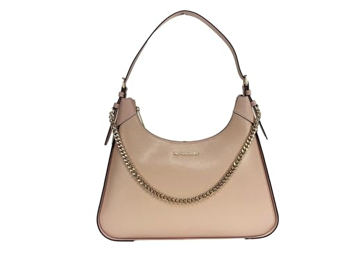 Michael Kors Wilma - Bolso de mano grande de piel para mujer, Powder Blush, talla de un talla
