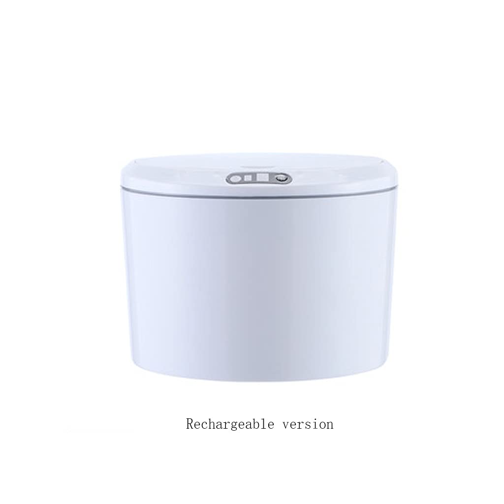 3L Desktop Sensor Trash Can Battery Operated Automatic Mini Waste Basket with Lid for Desk and Vehicle (Size : Style 1) ()