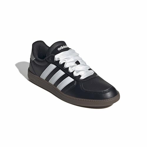 Image of adidas Womens Breaknet Sleek Sneakers Shoes Casual - Brown