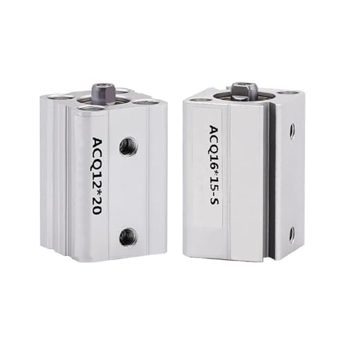 Cilindro neumático de doble acción ACQ12 con pistón delgado de 12mm