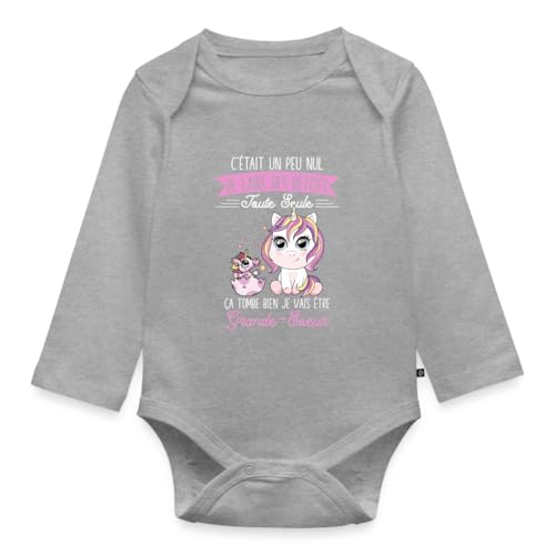 Body bébé future grande sœur licorne : cadeau drôle annonce de grossesse