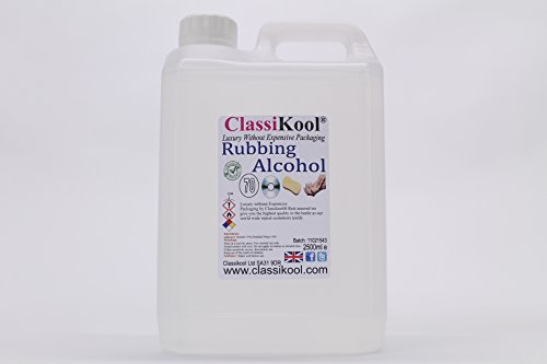 2500ml (2.5L) Classikool 70% Pure [Isopropyl Rubbing Alcohol] + 30% Pure Distilled Water [Free UK Post]