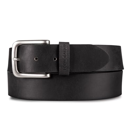 Ceinture Homme Eddie Bauer casual en cuir avec boucle en métal pour jean
