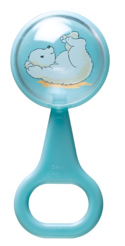 Preisvergleich Produktbild bébé-jou 6060 - Rassel Pompon Türkis