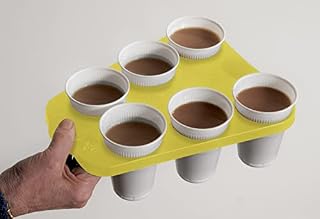 Acorn Glasto Drinks Cup Holder Tray for Plastic Office Cups & Outdoor Events or Holiday all inclusive DMO (Drinks Mobility Optimisation) Made in the UK for a lower carbon footprint