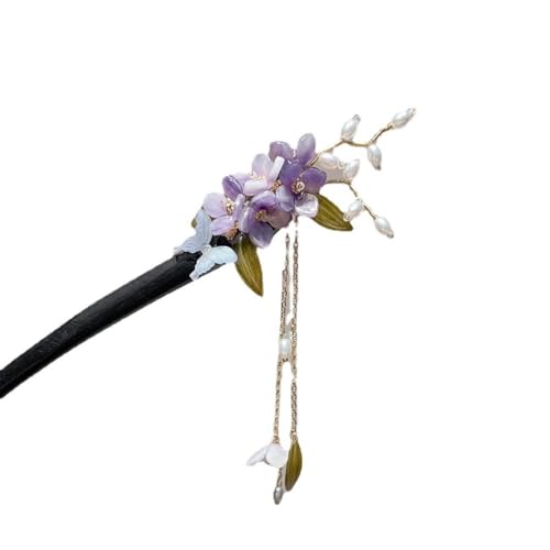 Fleurs et pompons anciens en barrettes pour réinventer votre coiffure de tous les jours