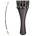 WITTNER 918131 tailpiece for full size violin (4/4 size), incl. 4 string adjuster, Made in Germany