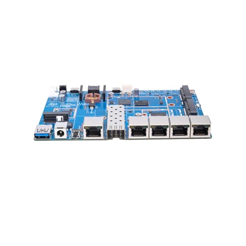 Image of Banana Pi BPI-R4 Lite WiFi 7 Router Dev Board Kit OpenWRT - MediaTek MT7987A SoC - 2GB DDR4 RAM 8GB eMMC, 1x 2.5G SFP RJ45 WAN, 4X GbE Gigabit Ethernet for NAS Smart Home Gateway (2GB, Bundle3)