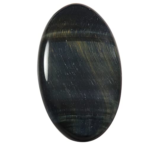 Œil de tigre bleu cabochon ovale 68 carats sans défaut Goyal Exports