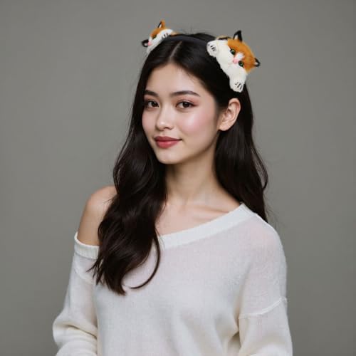 Bandeau pour femme et fille accessoire cheveux élastique bandeau tissu doux dessin animé - 3