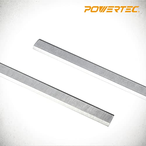 Powertec 12818 12-1/2" Hss Planer Blades Replacement For Craftsman 23378 233780 23315, Jet 708522 708813 Jwp-12-4P Jwp-12Dx, Rockwell Rk9018, Wilton 34463 99178 - Set Of 2 #TOP1