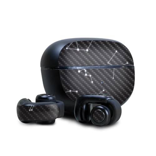 Image of Carbon Fiber Skin Compatible with Bose Ultra Open Earbuds - Constellations - Premium 3M Vinyl Protective Wrap Decal Cover - Easy to Apply | Crafted in The USA by MightySkins