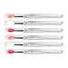 TEONEI Silicone Lip Brushes with Covers,Lipstick Lip Gloss Applicator Brushes,Makeup Beauty Brushes,6Pcs