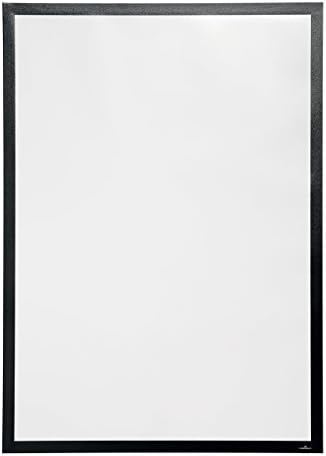 Durable DURAFRAME SUN Magnetic Frame | A4 Silver | Pack of 2 | UV and Heat Resistant | Perfect For Retail Shop Windows | Static Cling Attachment