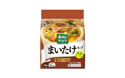素材の力 まいたけ スープ 5P×6個 計30食 即席 時短 お手軽 インスタント フリーズドライ きのこ 和風 常温保存