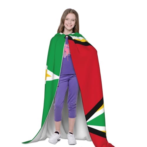 Capa con capucha de Guyana para Halloween y disfraz unisex de cosplay 5