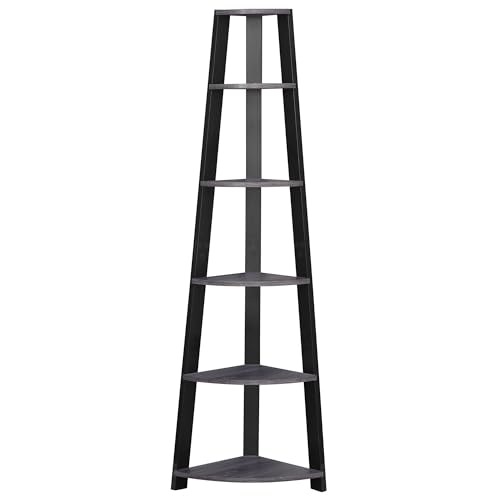 Monarch Specialties I Bookcase, 72"H, Grey/Black