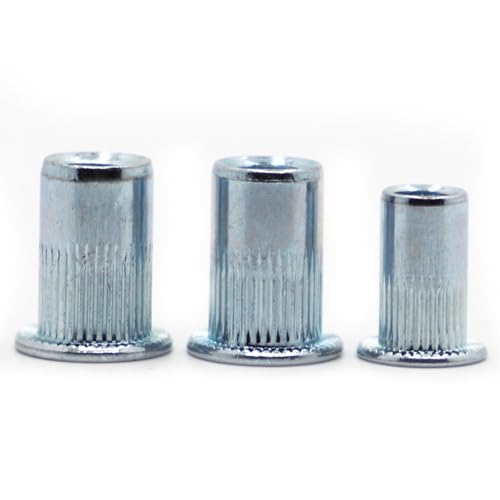 Cqinju-ibg M3 M4 M5 M6 M8 M10 M12 304 XeX|Yf|A~jEuChxbgibgCT[g Rivnut Nutsert ˂{gpA uCht@Xi[(Blue Zinec Plated,M4 