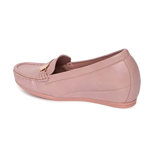 Image of Marc Loire Women Comfortable Loafer Mules Ballet Wedge Heels Footwear