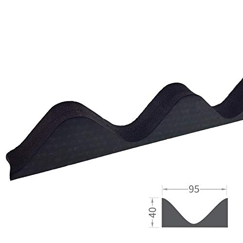 10 x Black Corrugated Sheet Foam Filler Eaves Purlin Roof Closure