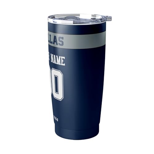Image of ANTKING Dallas Tumbler 20 oz Travel Coffee Cup Custom Name Number for Men Women Boy Gifts
