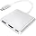 USB C Hub, 4K USB C to HDMI Adapter Multiport AV Converter with 100W PD Output C Port & USBA 3.0 Port Compatible for MacBook Pro/Air, iPad, Tablets, Switch, TV, Monitor and More