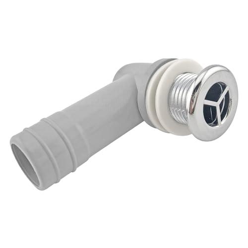 Ctyjia 1 Stück Überlaufkopf, 29x29mm Runde Schnittstelle, Überlaufadapter, Ersatz für 21-23mm Überlauföffnungen in Keramikspülbecken