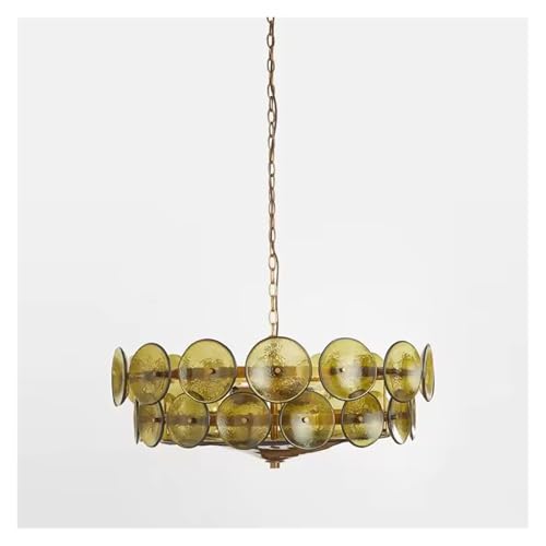 French Retro Design Brown Glass Lamp Living Room Lamp American