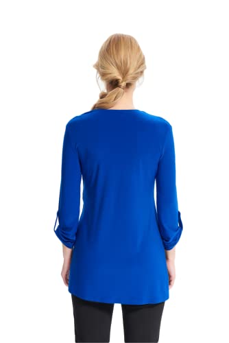 Joseph Ribkoff Women's Tunic Style 214208 (2) Blue #TOP1