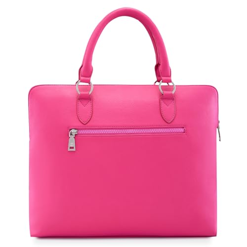 Image of Caprese Splash Laptop Bag for Women (Large, Fuchsia)