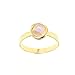 Lianie Moonstone gold ring for women, Handmade hammered band Natural gemstone Moonstone ring (moonstone, 9)
