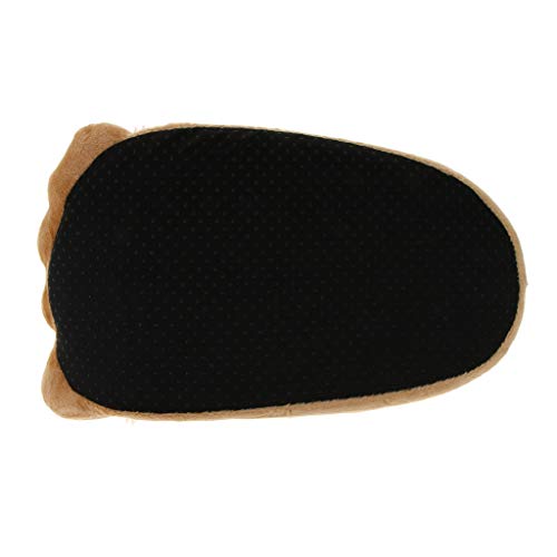 NEWMIND Furry Adventure Chinelos Chinelo Sapatos de Pelúcia Novidade Unisex Costume