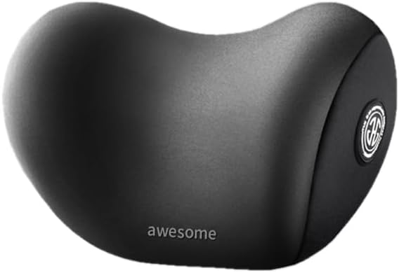 Softness Car Headrest Pillow for Porsche Cayenne 2010-2017, 100% Memory Foam Ergonomic Design Fatigue Relief for Driving Traveling,1-A Black