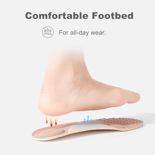Tilocow Loafers for Women Comfortable Flat Casual Slip On Shoes Leisure Bussiness Work Ladies Shoes Lightweight Walking Flats with Arch Support（The shoes run small and narrow， Please order one size larger） — view 5