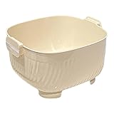 Organisation leicht gemacht: Unsere Obstwaschschüsseln profitieren von einem innovativen Design, das wertvollen Platz auf der Arbeitsfläche spart, indem es einander überlappt, wenn es nicht verwendet wird. Darüber hinaus können sie zur Aufbewahrung einfach gestapelt werden, was für eine bessere Organisation und mehr Platz in Ihrer Küche sorgt.