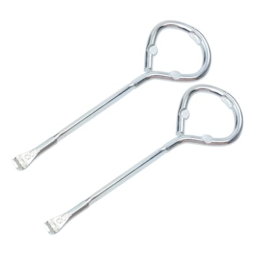 Angoily 2 pièces Ouvre Boîtes Métal Multifonction pour Seaux Peinture Ergonomique Adapté Camping et Cuisine Dusage pour Seniors et