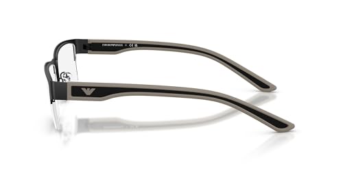 Image of Emporio Armani mens Ea1182 Rectangular Prescription Eyewear Frames