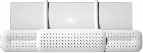 Deflector De Ventilación Ajustable (26,3–37,7 Pulgadas), Retráctil para Aire Acondicionado De Pared, Mejora Eficiencia De Refrigeración Y Calefacción.