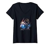20MLIS00008A-001 Mujer Marvel Year Of The Shield Winter Soldier Swipe Camiseta Cuello V