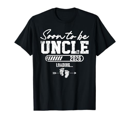 Soon To Be Uncle 2026 Divertente annuncio di gravidanza Papà Maglietta