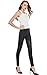 Pelisy Womens Faux Leather High Waisted Leggings Stretchy Skinny Leather Pants Black Small