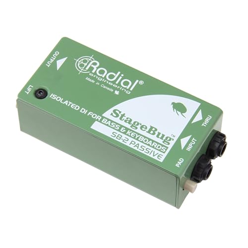 Radial SB-2 Passive boîtier DI robuste en acier avec transformateur Eclipse